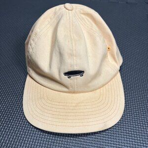 Vans Beige Adjustable Strapback Skateboard Hat